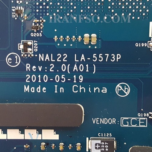 مادربرد لپ تاپ دل Latitude E6510_NAL22_LA-5573P گرافیک دار
