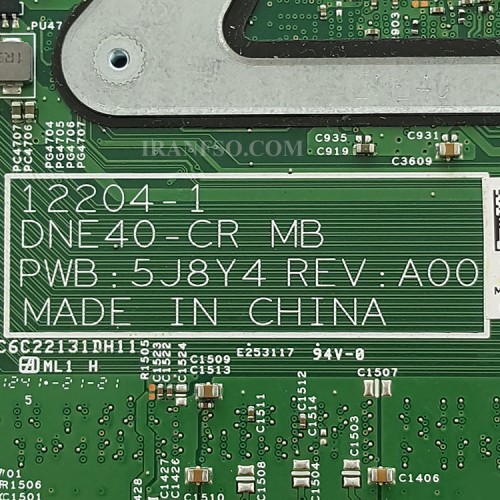 مادربرد لپ تاپ دل Inspiron 3421-5421_CPU-I5-3317U_DNE40-CR_PWB-5J8Y4_12204-1_VGA-1GB گرافیک دار