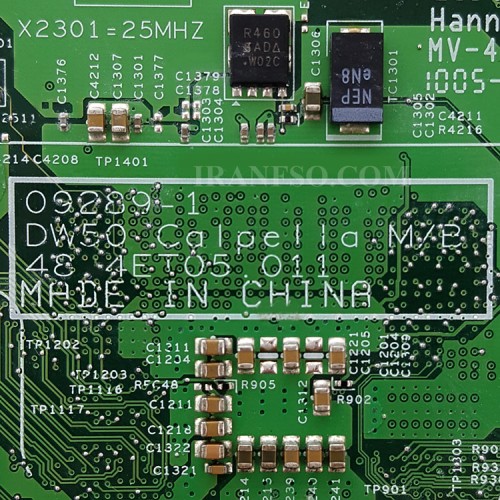 مادربرد لپ تاپ دل Vostro 3500 HM57 DW50_09289-1_48-4ET05-011_VGA-512MB گرافیک دار-تعمیری