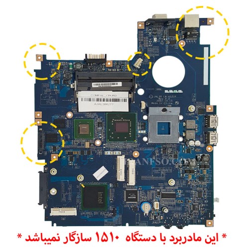 مادربرد لپ تاپ دل LA-4121P گرافیک دار