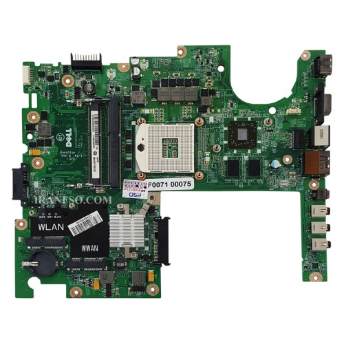 مادربرد لپ تاپ دل Studio 1558 HM55_PWB-A00_DAFM9CMB8C0_DA0FM9MB8D1 گرافیک دار-Chip حرارت دیده