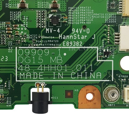 مادربرد لپ تاپ دل Inspiron N5010 HM55_DG15_09909-1_48-4HH01-011_VGA-1GB گرافیک دار-Chip حرارت دیده
