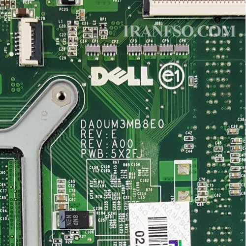 مادربرد لپ تاپ دل Inspiron 1564_PWB-5X2FJ_DA0UM3MB8E0 VGA-512MB گرافیک دار-تعمیری