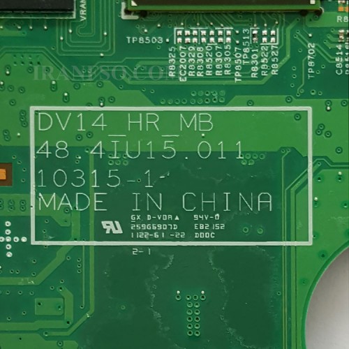 مادربرد لپ تاپ دل Inspiron 4050_DV14_10315-1_48.4IU15.011_VGA-1GB گرافیک دار