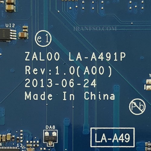 مادربرد لپ تاپ دل Latitude 3540 CPU-I5-4210U_ZAL00_LA-A491P_VGA-2GB گرافیک دار