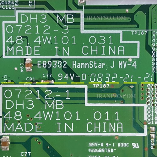 مادربرد لپ تاپ دل XPS 1530_48-4W101-011_48-4W101-031 گرافیک دار-چیپ گرافیک تعویض شده
