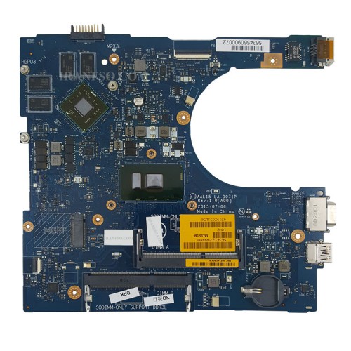 مادربرد لپ تاپ دل Inspiron 5559-5459 CPU-I5-6_LA-D071P_Rev.1.0_VGA-2GB گرافیک دار