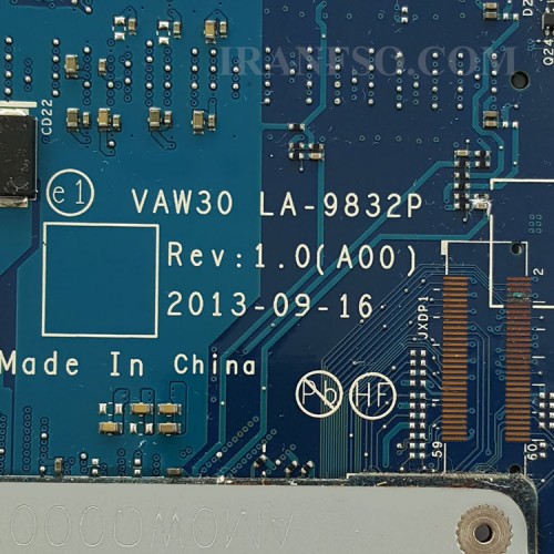 مادربرد لپ تاپ دل Latitude E5440 CPU-I7-4_VAW30_LA-9832P VGA-2GB گرافیک دار