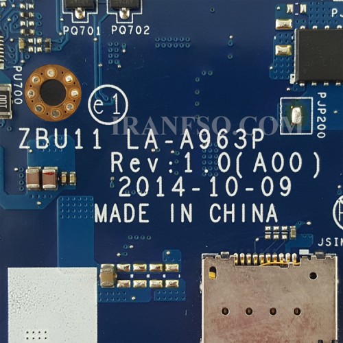 مادربرد لپ تاپ دل Latitude E7450 CPU-I5-5_ZBU11_LA-A963P_VGA-2GB گرافیک دار
