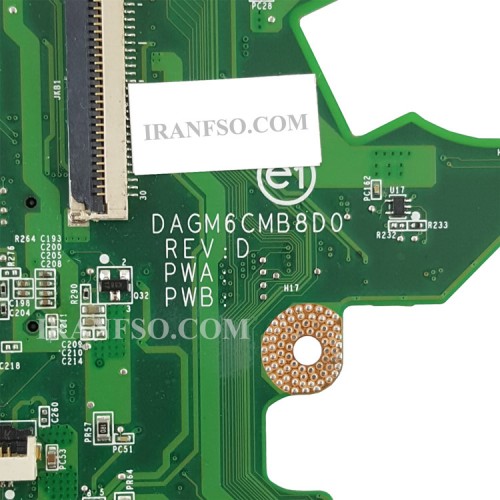 مادربرد لپ تاپ دل XPS L502X HM67_DAGM6CMB8D0 VGA-1GB گرافیک دار-تعمیری