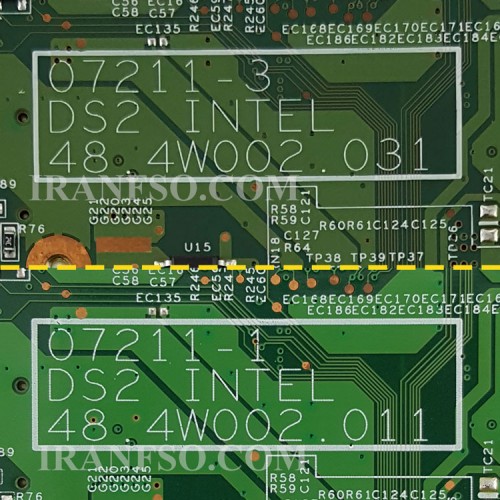 مادربرد لپ تاپ دل Inspiron 1525_07211-1_07211-3_48-4W002-031_48-4W002-011 بدون گرافیک