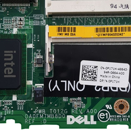 مادربرد لپ تاپ دل Studio 1535-1537_DA0FM7MB8D0 گرافیک دار-تعمیری