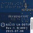 مادربرد لپ تاپ دل Inspiron 5559-5459 CPU-I5-6_LA-D071P_Rev.1.0_VGA-2GB گرافیک دار-CPU حرارت دیده