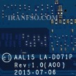 مادربرد لپ تاپ دل Inspiron 5559-5459 CPU-I7-6_AAL15_LA-D071P_Rev.1.0_VGA-4GB گرافیک دار-تعمیری