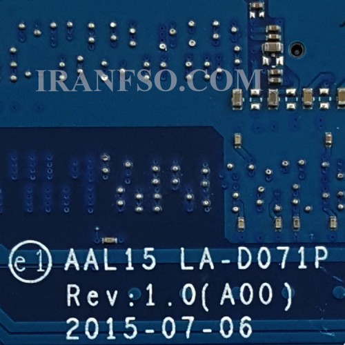 مادربرد لپ تاپ دل Inspiron 5559-5459 CPU-I7-6_AAL15_LA-D071P_Rev.1.0_VGA-4GB گرافیک دار-تعمیری