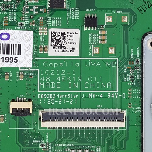 مادربرد لپ تاپ دل Inspiron N4030_DJ1_UMA MB_10212-1_48-4EK19-011 بدون گرافیک-Chip حرارت دیده