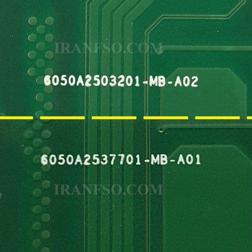 مادربرد لپ تاپ فوجیتسو UH572_CPU-I7-3517U_6050A2503201-6050A2537701 بدون گرافیک