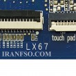 مادربرد لپ تاپ اچ پی Pavilion DV6-3000 CPU-I3-I5 LX67 گرافیک دار