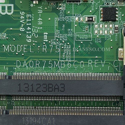 مادربرد لپ تاپ اچ پی Pavilion 15-E CPU-AMD_R75 گرافیک دار