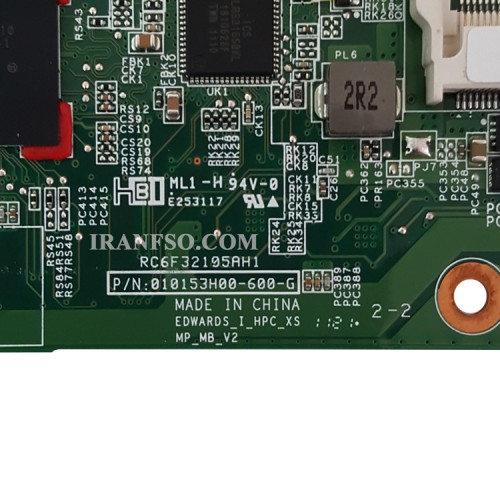 مادربرد لپ تاپ اچ پی TouchSmart Mini 210-2000 AMD N455_01053H00-600-G