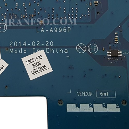مادربرد لپ تاپ اچ پی Pavilion 15-G AMD CPU-A8-6410_LA-A996P 40Pin بدون گرافیک