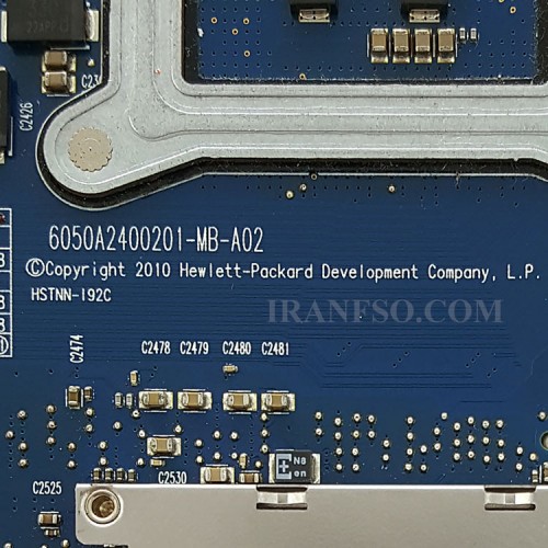 مادربرد لپ تاپ اچ پی EliteBook 2560P QM67_6050A2400201 بدون گرافیک