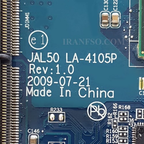 مادربرد لپ تاپ اچ پی Pavilion DV4-1000_LA-4105P DDR3 بدون گرافیک