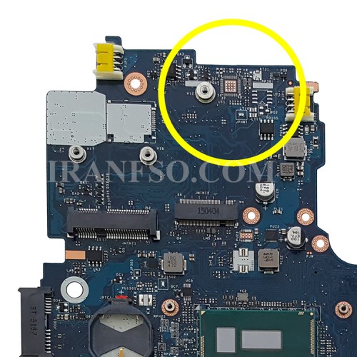 مادربرد لپ تاپ اچ پی ProBook 450-G2_CPU-I3-5_LA-B181P_LED-30Pin_VGA-2GB