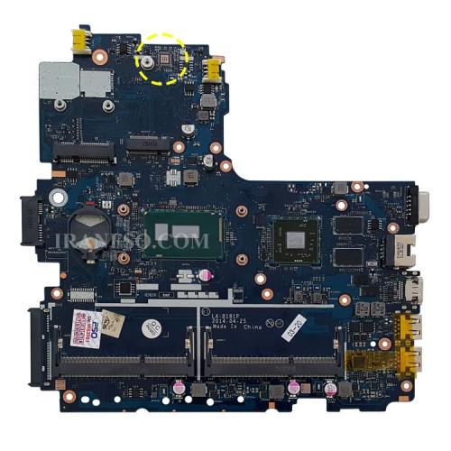 مادربرد لپ تاپ اچ پی ProBook 450-G2_CPU-I3-5_LA-B181P_LED-30Pin_VGA-2GB