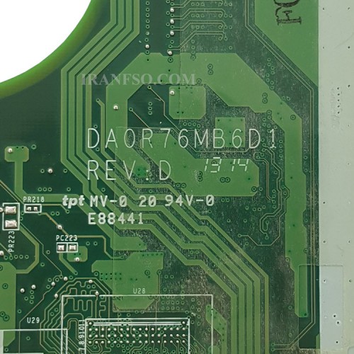 مادربرد لپ تاپ اچ پی Pavilion 15-E_CPU-AMD A4-5000_DA0R76MB6D1 بدون گرافیک