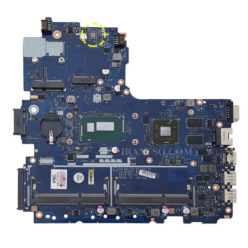 مادربرد لپ تاپ اچ پی Probook 450-G2_CPU-I3-4_LED-30Pin VGA-2GB گرافیک دار