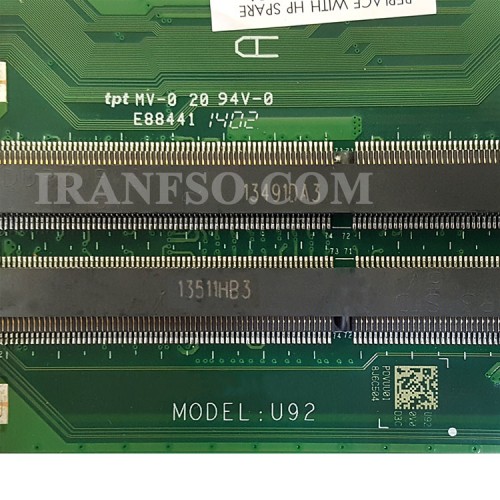 مادربرد لپ تاپ اچ پی Pavilion 14-N CPU-AMD-A8_U92_DA0U92MB6D0 بدون گرافیک