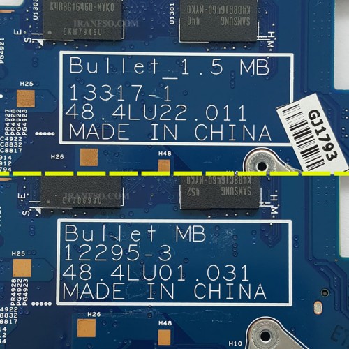 مادربرد لپ تاپ اچ پی EliteBook Folio 1040 G1_CPU-I7-4_13317-1_12295-3_48-4LV22-011_48-4LU01-031 بدون گرافیک