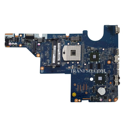 مادربرد لپ تاپ اچ پی Pavilion G62-CQ62_CPU-Intel_AX1 VGA-1GB گرافیک دار برد آبی