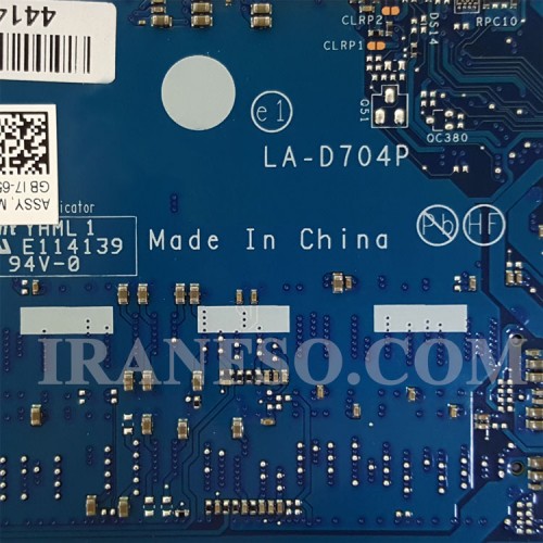 مادربرد لپ تاپ اچ پی Pavilion 15-AY CPU-I7-6_LA-D704P گرافیک دار