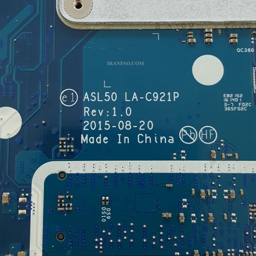 مادربرد لپ تاپ اچ پی Pavilion 15-AC CPU-I7-6_ASL50_LA-C921P_VGA-2GB گرافیک دار