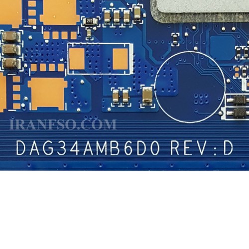 مادربرد لپ تاپ اچ پی Pavilion 15-AU CPU-I7-7_DAG34AMB6D0 VGA-2GB گرافیک دار