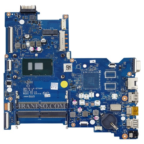 مادربرد لپ تاپ اچ پی Pavilion 15-AY CPU-I7-6_CDL50-BDL50_LA-D704P_LA-D707P گرافیک اینتلی