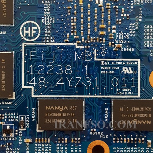 مادربرد لپ تاپ اچ پی Probook 450-G0_48.4YZ31.011_VGA-512MB گرافیک دار