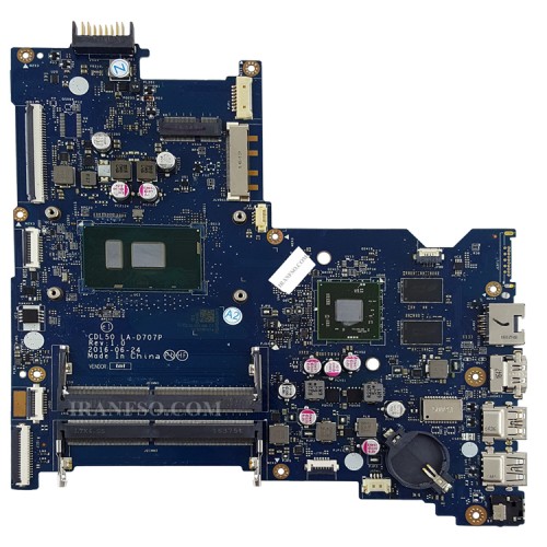 مادربرد لپ تاپ اچ پی Pavilion 15-AY CPU-I7-7500U_CDL50_LA-D707P_VGA-4GB گرافیک دار