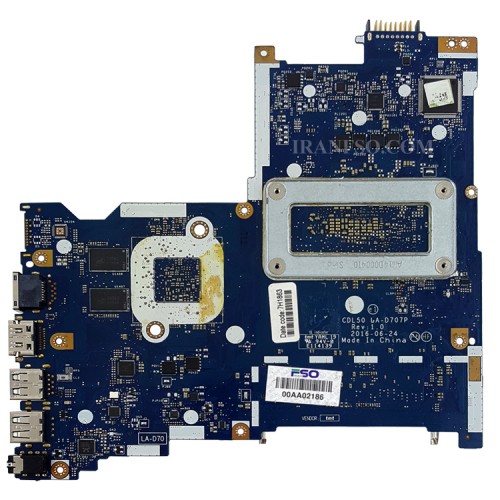 مادربرد لپ تاپ اچ پی Pavilion 15-AY CPU-I7-7500U_CDL50_LA-D707P_VGA-4GB گرافیک دار