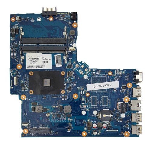 مادربرد لپ تاپ اچ پی ProBook 355 G2 CPU-AMD_A6-6310_6050A2612501-MB-A01 بدون گرافیک