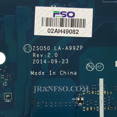 مادربرد لپ تاپ اچ پی Pavilion 15-R CPU-I3-4_ZS050_LA-A992P گرافیک دار