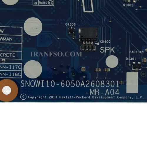مادربرد لپ تاپ اچ پی ProBook 350 G1_248 G1_CPU-I5-4_6050A2608301-MB-A04_VGA-2GB گرافیک دار
