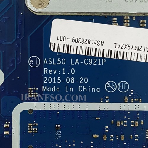 مادربرد لپ تاپ اچ پی Pavilion 15-AC CPU-I5-6_ASL50_LA-C921P_LED-30Pin_VGA-2GB گرافیک دار