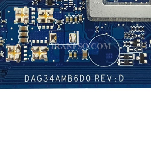 مادربرد لپ تاپ اچ پی Pavilion 15-AU CPU-I7-7_DAG34AMB6D0 VGA-4GB گرافیک دار