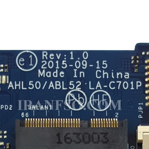 مادربرد لپ تاپ اچ پی Pavilion 15-AC CPU-I5-5_AHL50-ABL50_LA-C701P_EDP_VGA-2GB گرافیک دار