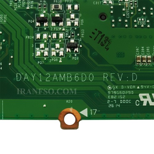 مادربرد لپ تاپ اچ پی Pavilion 15-P CPU-Pentium N3530_DAY12AMB6D0 گرافیک اینتلی