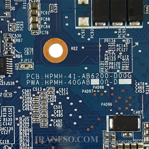 مادربرد لپ تاپ اچ پی Pavilion DV6-6000 HM65_41-AB6200-D00G_A0I_VGA-1GB گرافیک دار-تعمیری