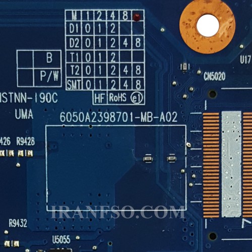 مادربرد لپ تاپ اچ پی EliteBook 8460P HM65_6050A2398701-MB-A02 بدون گرافیک-تعمیری